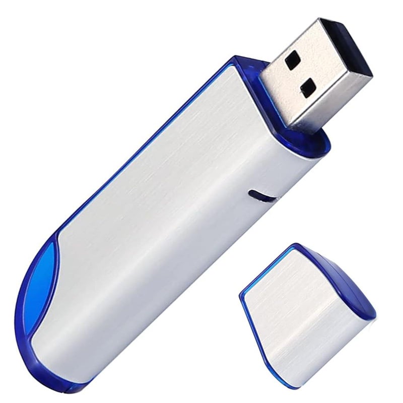 BlumWay 32 جيجابايت فلاش درايف USB 2.0 بتنسيق FAT32، ذاكرة USB لبطاقة التقاط الألعاب/مشغل الكاسيت/الكمبيوتر/اللابتوب/التخزين الخارجي للبيانات مع ضوء إرشادي - Image 1