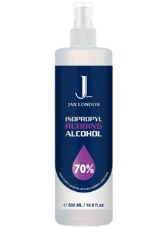 Isopropyl Rubbing Alcohol, IPA 70% – Versatile Antiseptic & Cleaner for Wounds, Surfaces, Electronics – Quick-Drying, Residue-Free, 500ml Spray