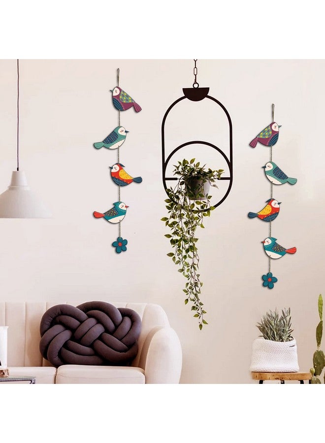 Artvibes Colorful Birds Wall and Door Hanging for Home|Gift, Wall Decoration (WH_5216N)-Multicolour - Image 2