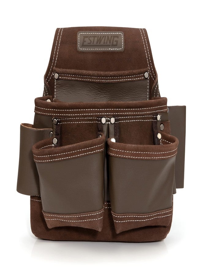 Estwing 9-Pocket Full Leather Framer's Pouch Brown - Image 1