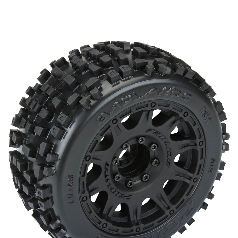 Pro-Line Racing Badlands 3.8 MTD Raid 8x32 Wheels 17mm MT F/R PRO117810 RC Tire - Image 5
