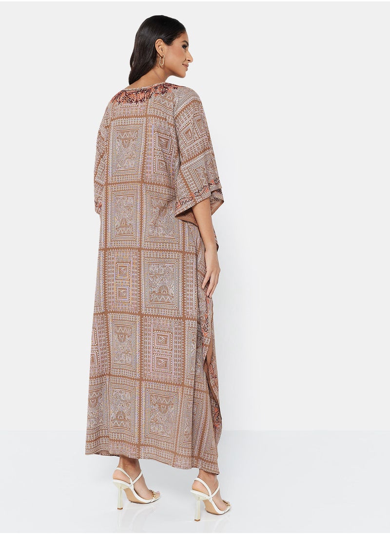 ARABIAN CLOSET EMBROIDERED KAFTAN  - Image 2