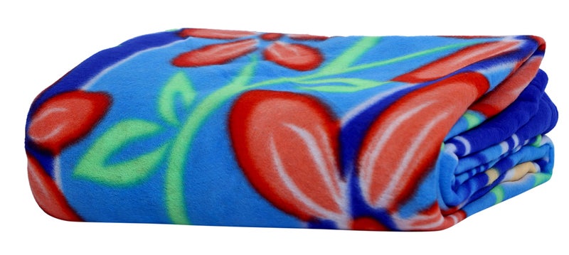 Goyal's ® Polar Fleece Printed 250 TC Single Bed Blanket (Multicolor) - Image 1