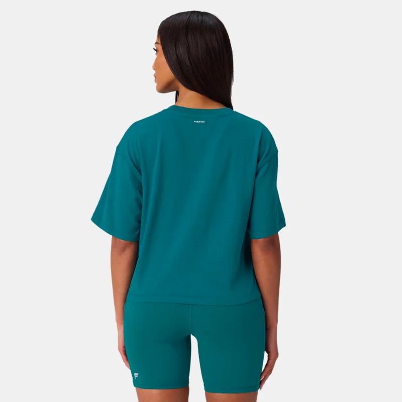 Fabletics Green Women's Boxy T-Shirt for Women | Best Price UAE
