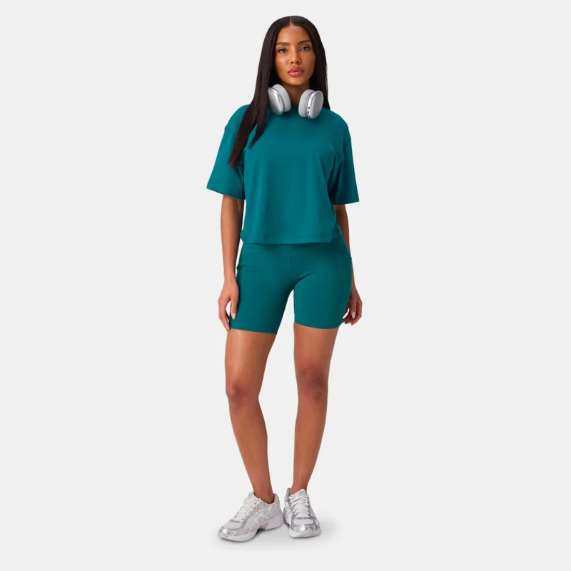 Fabletics Green Women's Boxy T-Shirt for Women | Best Price UAE