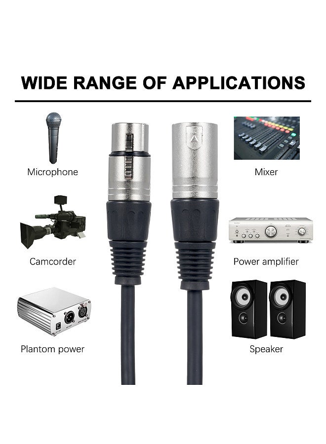1Pack 3 Pin Dmx Cables Male Female XLR Patch Cables DMX512 Signal Cable Microphone Cable XLR Cable  - Image 5