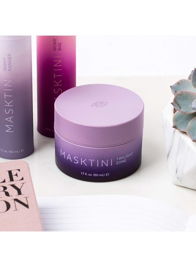Masktini Twilight Zone, Tahitian Detox Mask - Bamboo Charcoal Helping Remove Impurities, Resurfaces Skin & Lifts Away Dead Skins, Restoring Facial Moisture Balance 1.7oz - Image 4