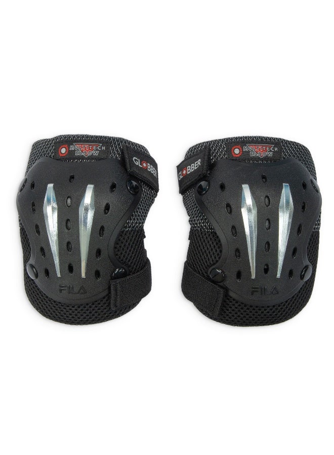 GLOBBER مجموعة معدات الحماية من جلوبير فيلا سكوتر C باللون الأسود مقاس متوسط - Image 2