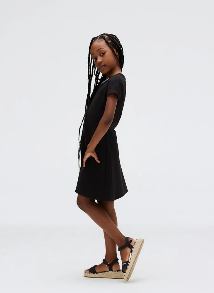 Calvin Klein Jeans Kids Punto Embroidery Dress