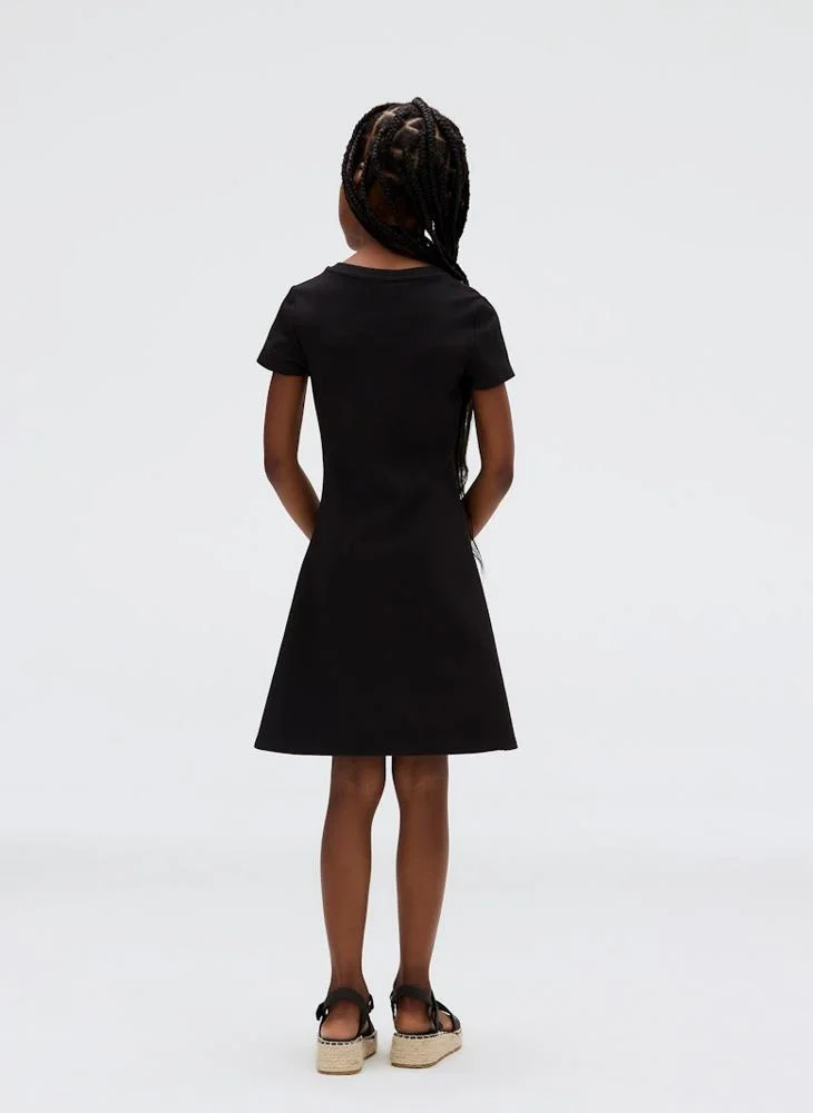 Calvin Klein Jeans Kids Punto Embroidery Dress