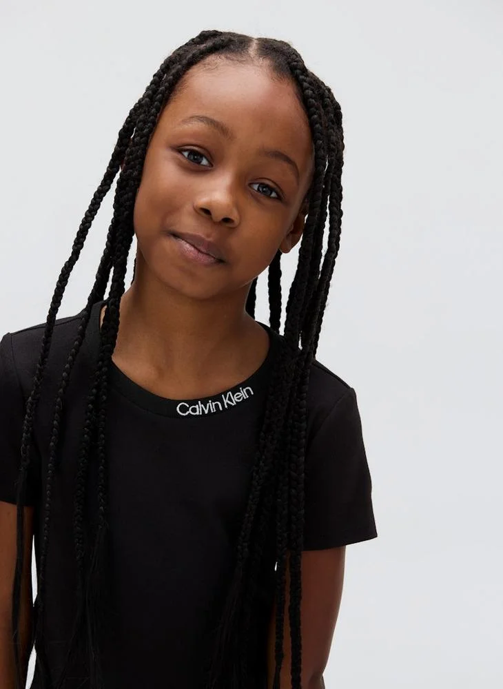 Calvin Klein Jeans Kids Punto Embroidery Dress