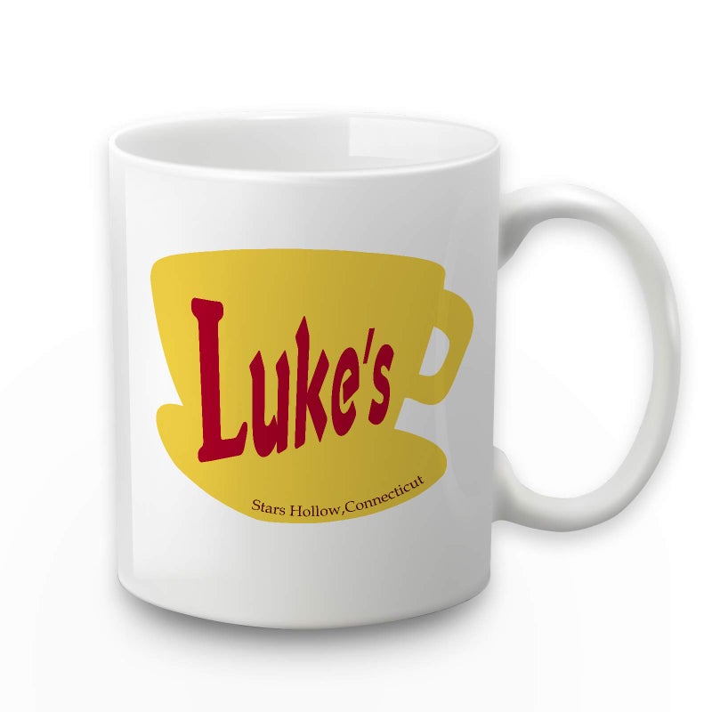 Toshiy Luke's Diner Coffee Mug - Funny Gift for Diner Lovers - Christmas White Elephant - 11 Ounce - Image 1