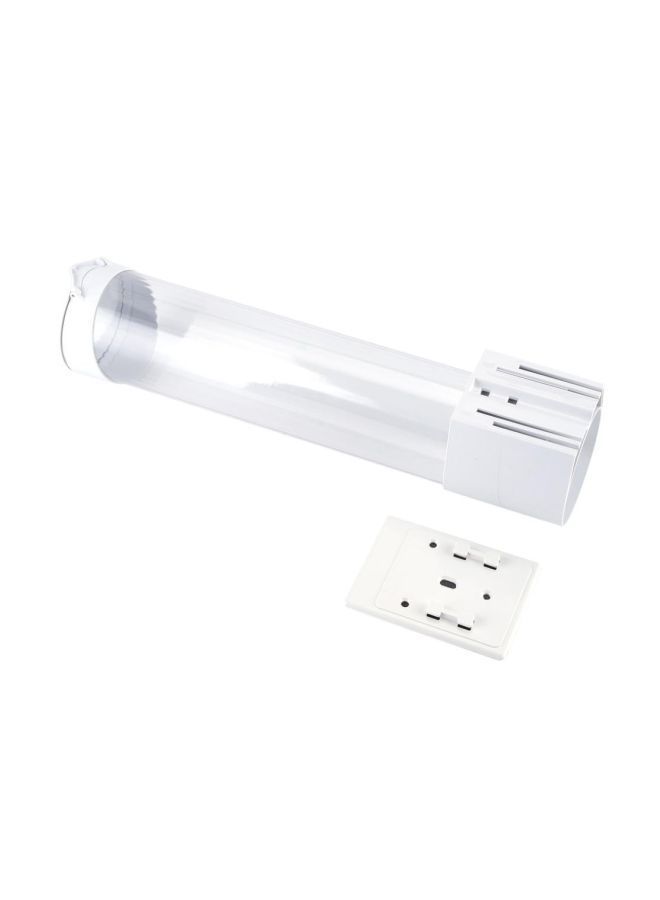 NIBEMINENT Paper-Cup Plastic Dispenser And Holder White/Clear 38x10centimeter - Image 2