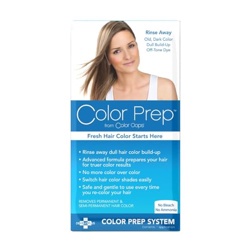 Color Oops Color Prep, 1 Application, Extend Results and Vibrancy, Hair Dye Remover Rinses Away Dull Colors, Product, and Mineral Buildup, Bleach & Ammonia Free - Image 1