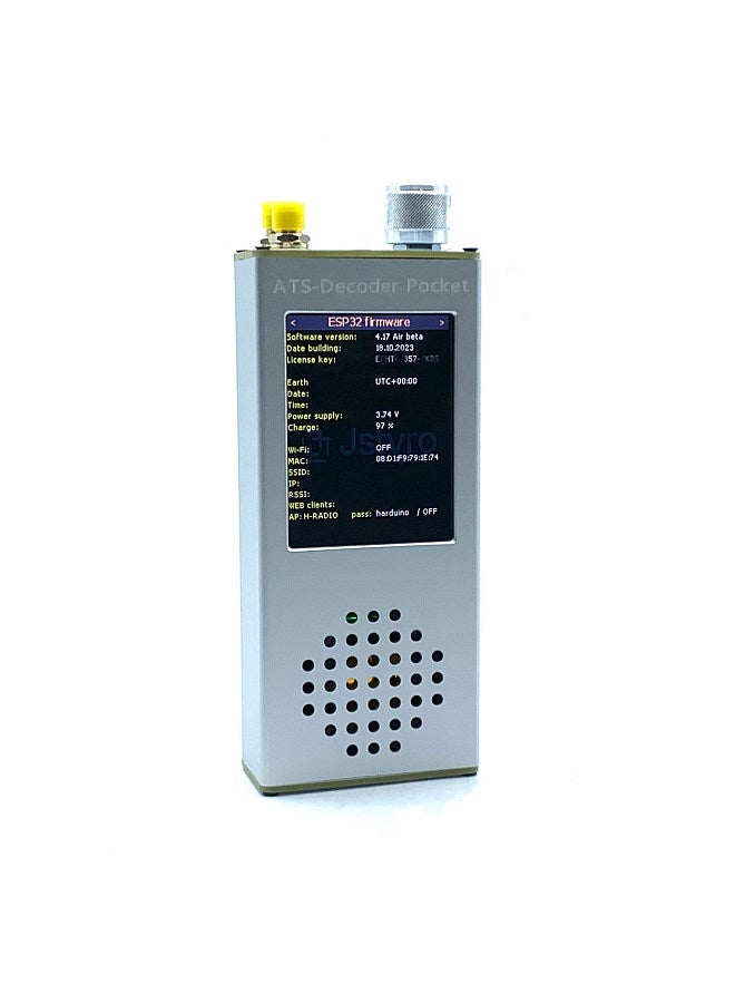 ATS-Decoder Pocket Si4732 Full Band Radio Receiver FM RDS AM MW SW SSB for Professional Radio Developers Test Engineers Hobbyists