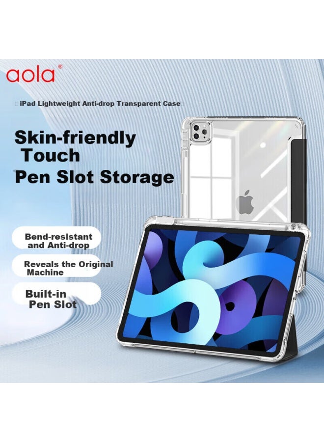 Australian Wave Auland Universal Protective Case For Ipad Air 5/4, Compatible With Apple Ipad Air 5 10.9-inch Pro 11 Tablet With Pencil Slot, Full Coverage Shockproof Shell For Black - Image 1