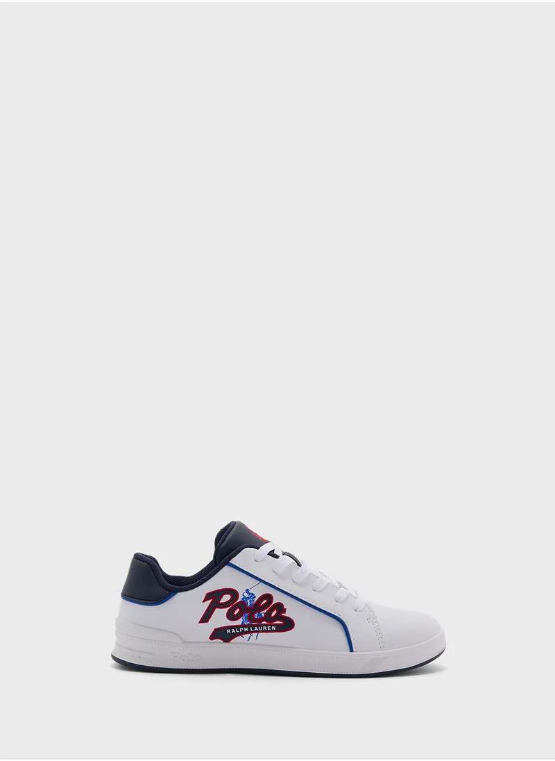 بولو رالف لورين Youth Heritage Court Iii Graphic Low Top Sneakers