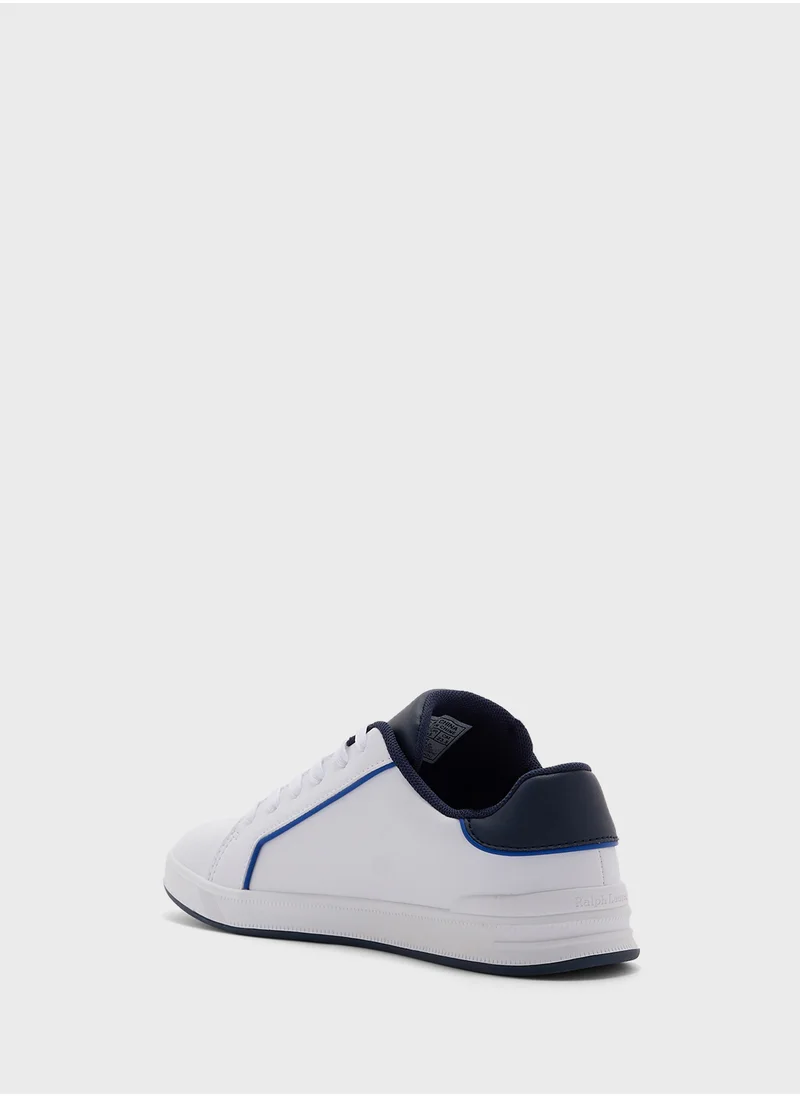 بولو رالف لورين Youth Heritage Court Iii Graphic Low Top Sneakers