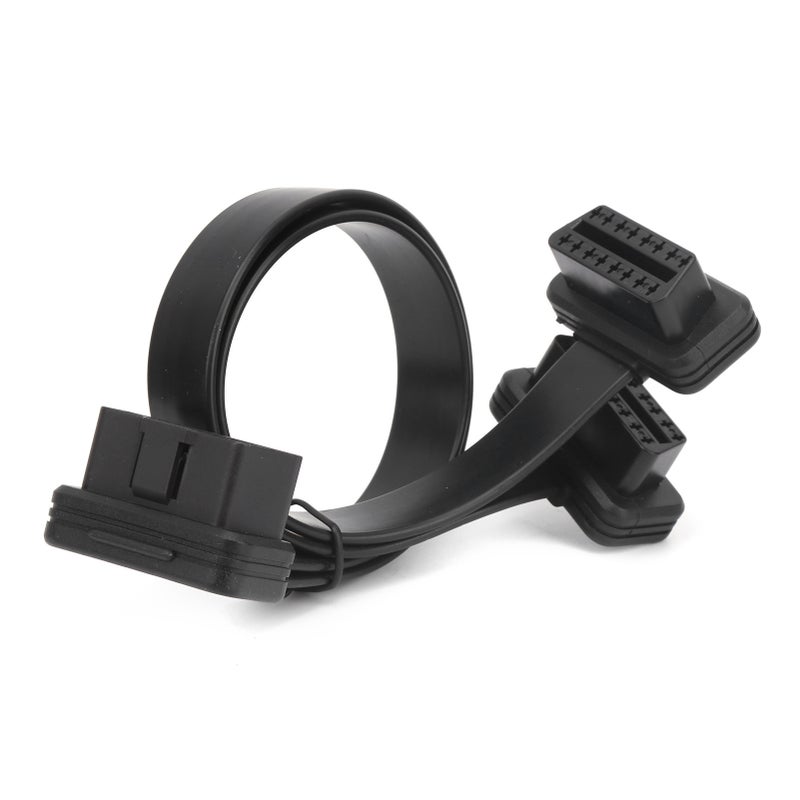 OBD2 Splitter 16 Pin Connector With 0.98ft Length: Dual Device Compatibility - 16 Brass Wires For Superior Conductivity, Durable ABS Material OBD Extension Cable For Professional Automotive Diagnostic - Image 5