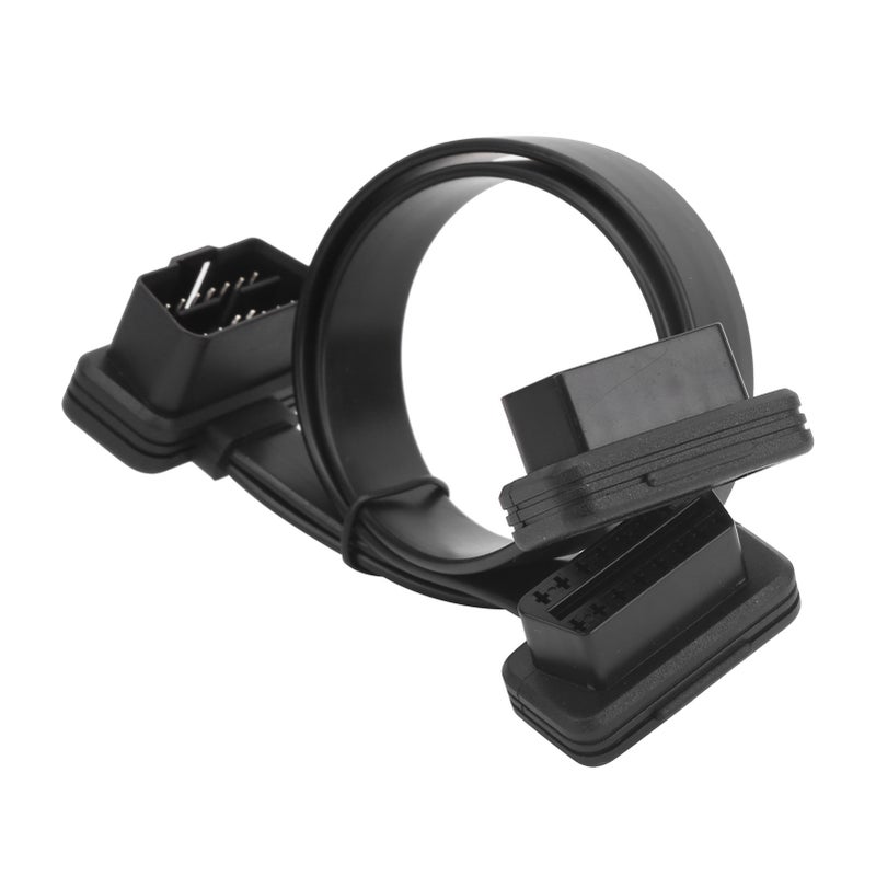 OBD2 Splitter 16 Pin Connector With 0.98ft Length: Dual Device Compatibility - 16 Brass Wires For Superior Conductivity, Durable ABS Material OBD Extension Cable For Professional Automotive Diagnostic - Image 4