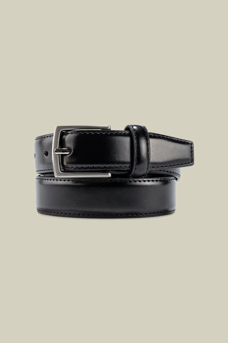 Doppelganger Black Classic men's belt in 100% leather - Black for Men | Best Price UAE