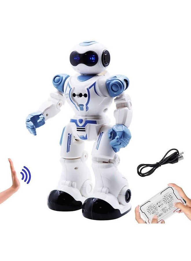Magicwand R/C Rechargeable Gesture Sensing,Dancing & Programmable Robot for Kids with Lights & Sound【White】【Pack of 1】 - Image 1