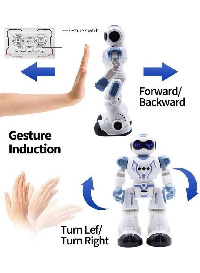 Magicwand R/C Rechargeable Gesture Sensing,Dancing & Programmable Robot for Kids with Lights & Sound【White】【Pack of 1】 - Image 2