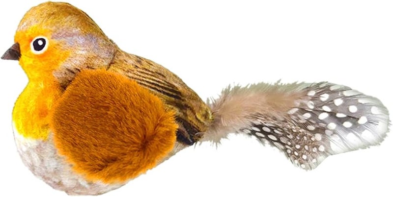 لعبة طائر برتقالي تفاعلي محشو بأصوات واقعية مطاردة شكل اللعب في الداخل - Image 5