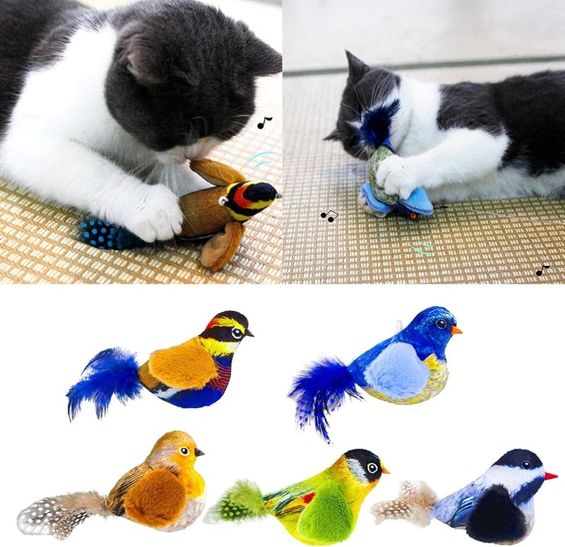 لعبة طائر برتقالي تفاعلي محشو بأصوات واقعية مطاردة شكل اللعب في الداخل - Image 3