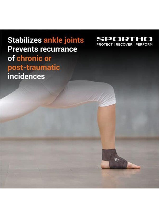 Nivia Neoprene Orthopedic Weight Lifting Ankle Support | Free Size - Adjustable with Velcro | Material - Neoprene | Pain Relief, Gym, Sports, Exercise, Workout, Cycling  - Image 4