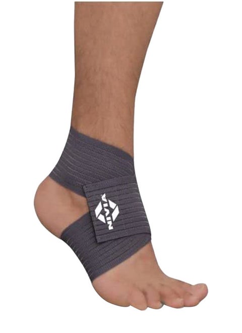 Neoprene Orthopedic Weight Lifting Ankle Support | Free Size - Adjustable with Velcro | Material - Neoprene | Pain Relief, Gym, Sports, Exercise, Workout, Cycling
