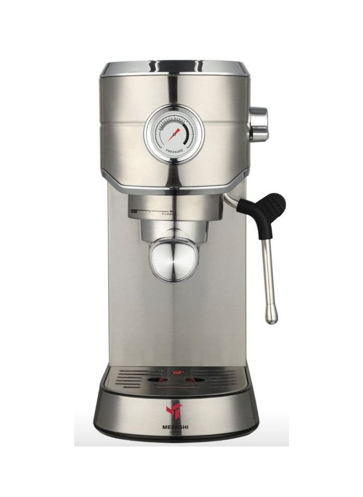 Mebashi Mebashi Esspresso Coffee Maker, 1L Capacity / 20Bar Pressure, Stainless Steal(ME-ECM2030SS)Stainless Steel  - Image 1
