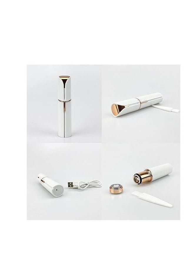 جهاز إزالة الشعر للوجه فلولِس براوز - أبيض - لمسة نهائية ناعمة ودقيقة