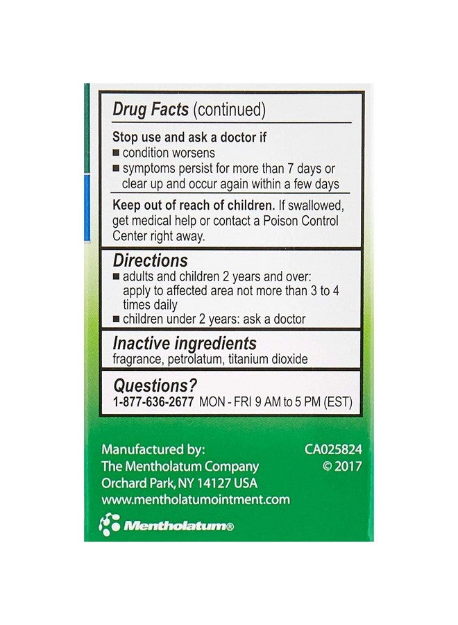 Mentholatum Original Ointment Soothing Relief, Aromatic Vapors - 1 oz (Pack of 4) - Image 5