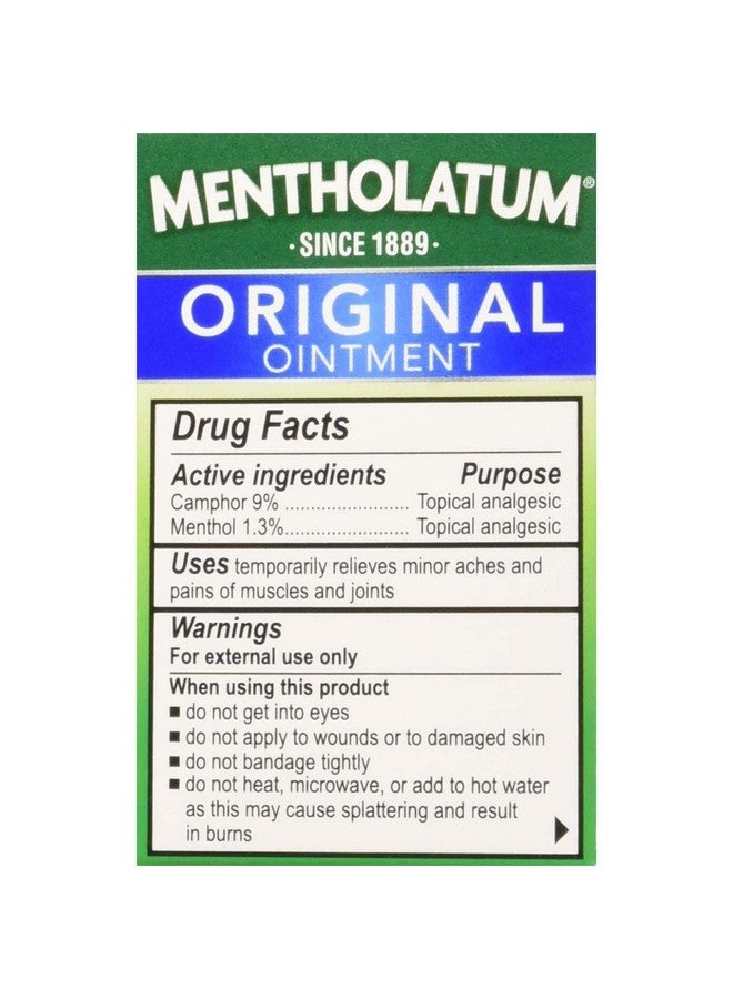 Mentholatum Original Ointment Soothing Relief, Aromatic Vapors - 1 oz (Pack of 4) - Image 4