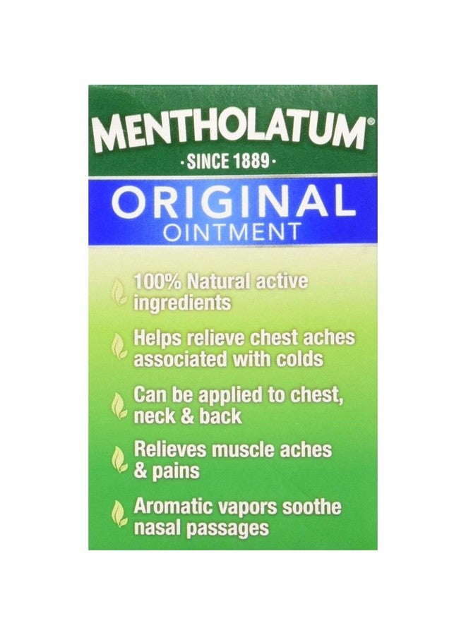 Mentholatum Original Ointment Soothing Relief, Aromatic Vapors - 1 oz (Pack of 4) - Image 3