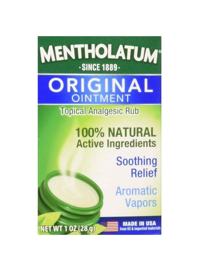 Mentholatum Original Ointment Soothing Relief, Aromatic Vapors - 1 oz (Pack of 4) - Image 1