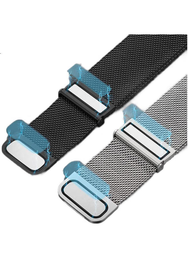 Wei Qiantu Weiqiantu Compatible With Huawei Watch Straps, Watch Gt3/gt2/42mm Magnetic Watch Band, Gt3pro/20mm Wristband For Men And Women, Dual Magnetic, 42/43 Dial, Titanium Gray - Image 2