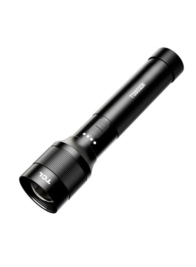Tcl High-power Flashlight Tactical Patrol Military Large Capacity Long Battery Life Outdoor Survival Portable