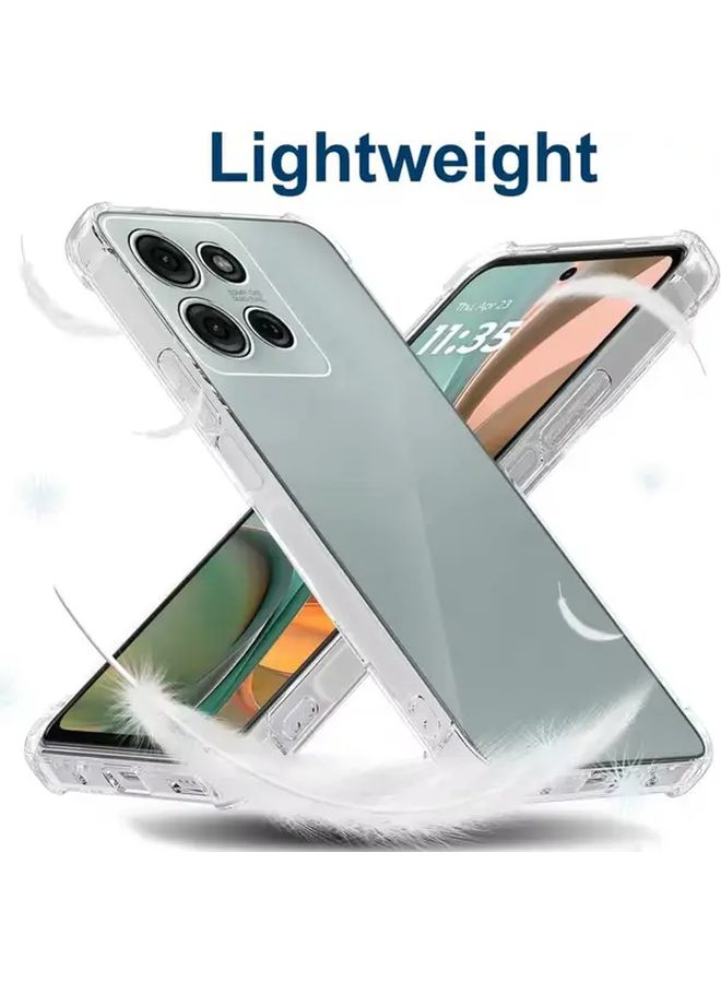 حافظة شفافة مقاومة للصدمات لهاتف Moto G86، مضادة للاصفرار - Image 1