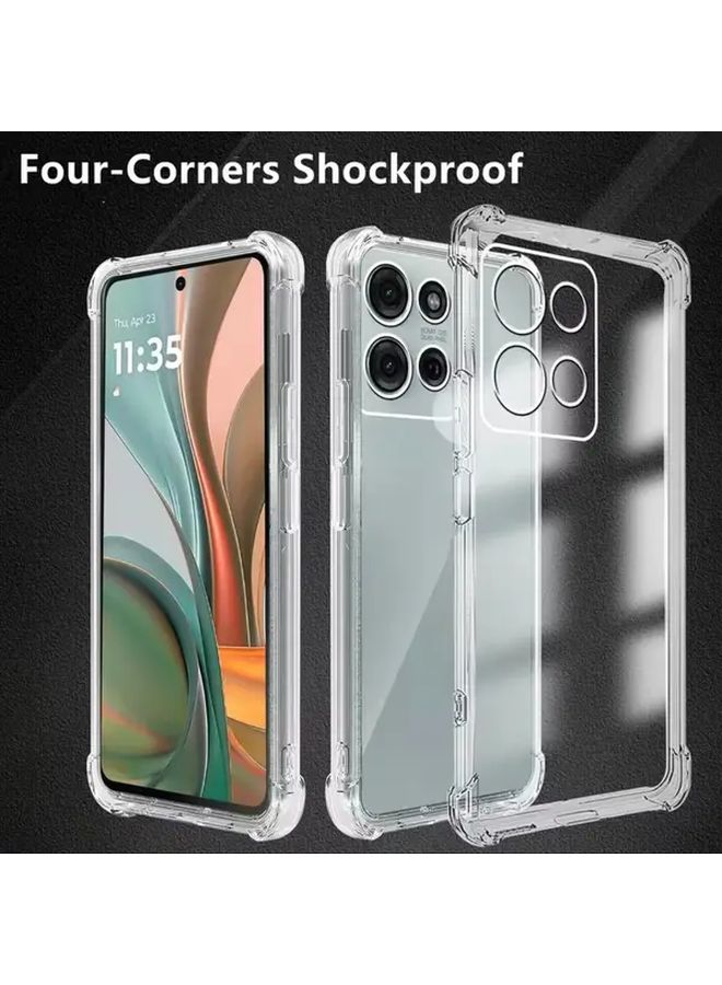حافظة شفافة مقاومة للصدمات لهاتف Moto G86، مضادة للاصفرار - Image 2