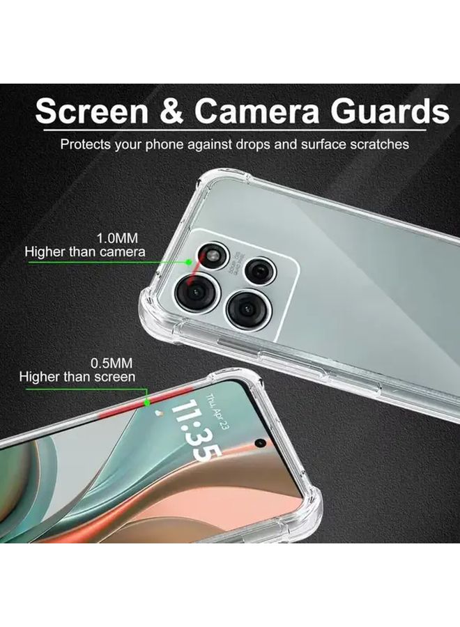 حافظة شفافة مقاومة للصدمات لهاتف Moto G86، مضادة للاصفرار - Image 4