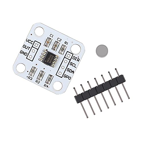 UMLIFE 3pcs AS5600 Magnetic Encoder High Precision Sensor Module, 12bit, I2C, PWM, Voltage Output, Non-Contact, 23x23mm - Image 2