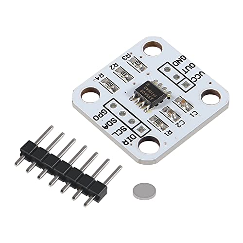 UMLIFE 3pcs AS5600 Magnetic Encoder High Precision Sensor Module, 12bit, I2C, PWM, Voltage Output, Non-Contact, 23x23mm - Image 4
