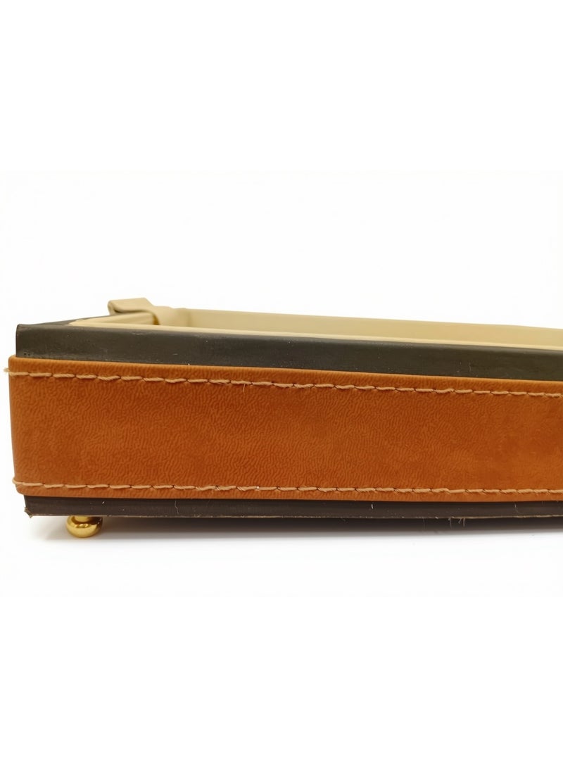 A luxurious serving tray featuring an elegant rectangular design and soothing colors. - Image 3