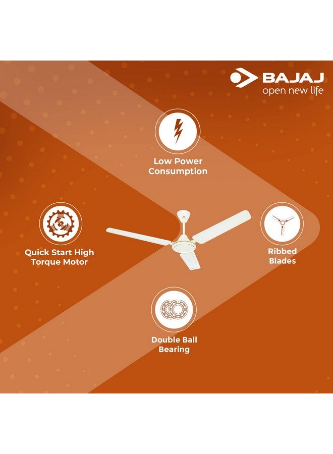 Bajaj مروحة سقف باجاج إيدج 1200 مم (أوبال أبيض) - Image 5