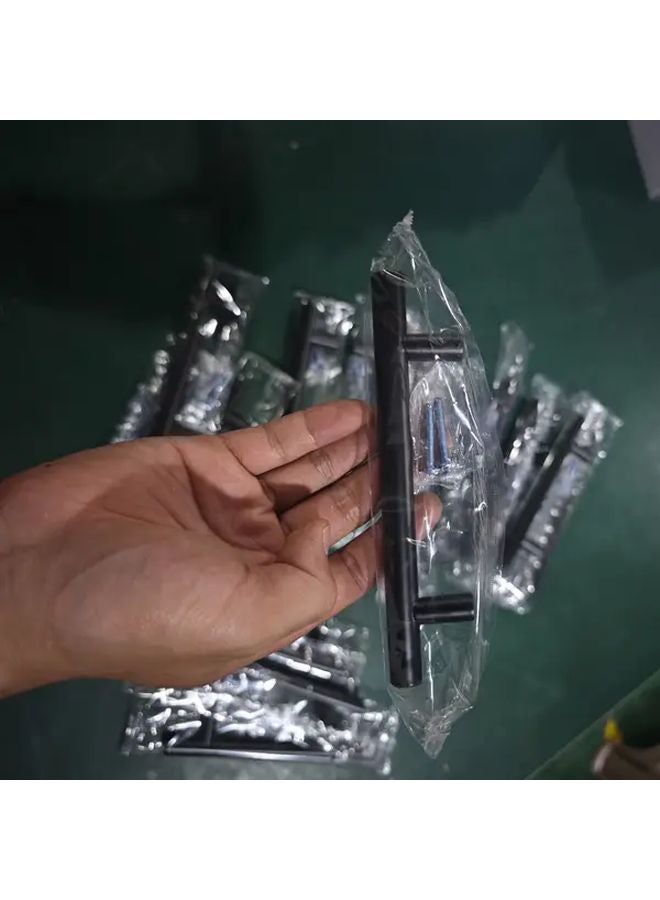 15Pcs Matte Black Drawer Handles 192mm Hole Distance With 30 Screws Rust Proof - Image 4