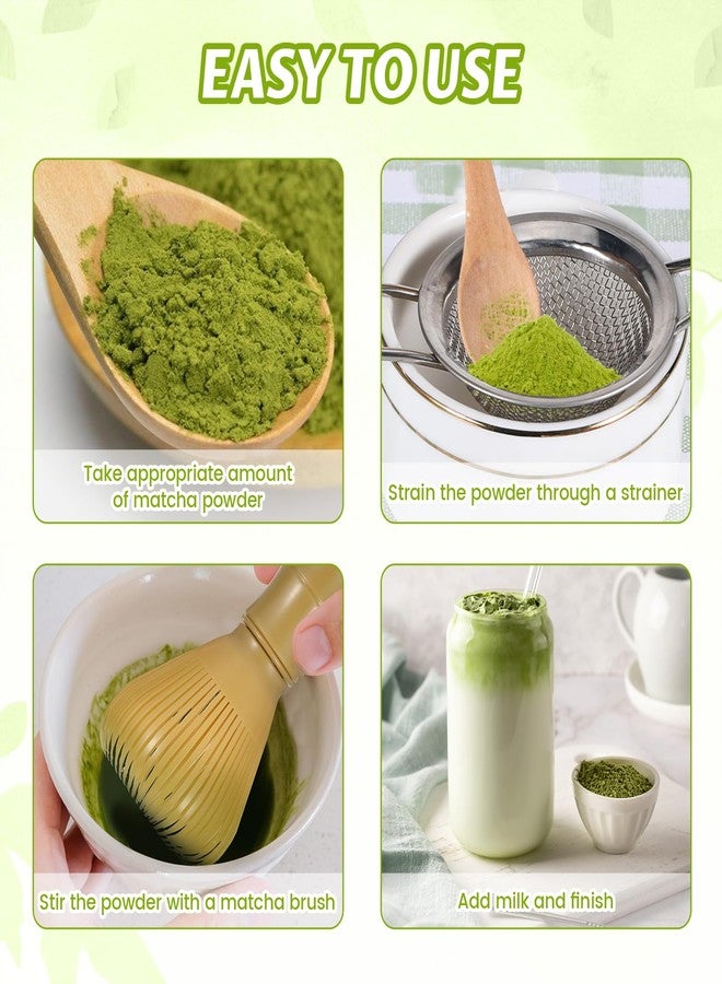 Qiuruoo 3PCS Resin Matcha Whisk Set, Easy-To-Clean Bamboo Macha Tools for Perfect Stirring, Suitable for Making Ceremonial-Grade Matcha, Tea Accessories for Tea Lovers for Christmas, Birthdays - Image 3