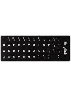 Wozlo English Q Keyboard Sticker Notebook and PC Compatible Keyboard Label - Indelible 