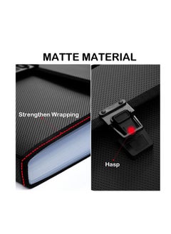 Excefore Expanding File Folders A4, 13 Pockets Expanding File Folder Organiser with Handle, Accordion File Organiser, Plastic Document Wallet for Paperwork A4, for Travel School Office Home (Black)  - Image 2